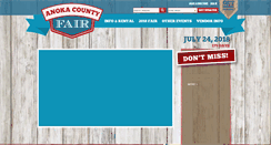 Desktop Screenshot of anokacountyfair.com